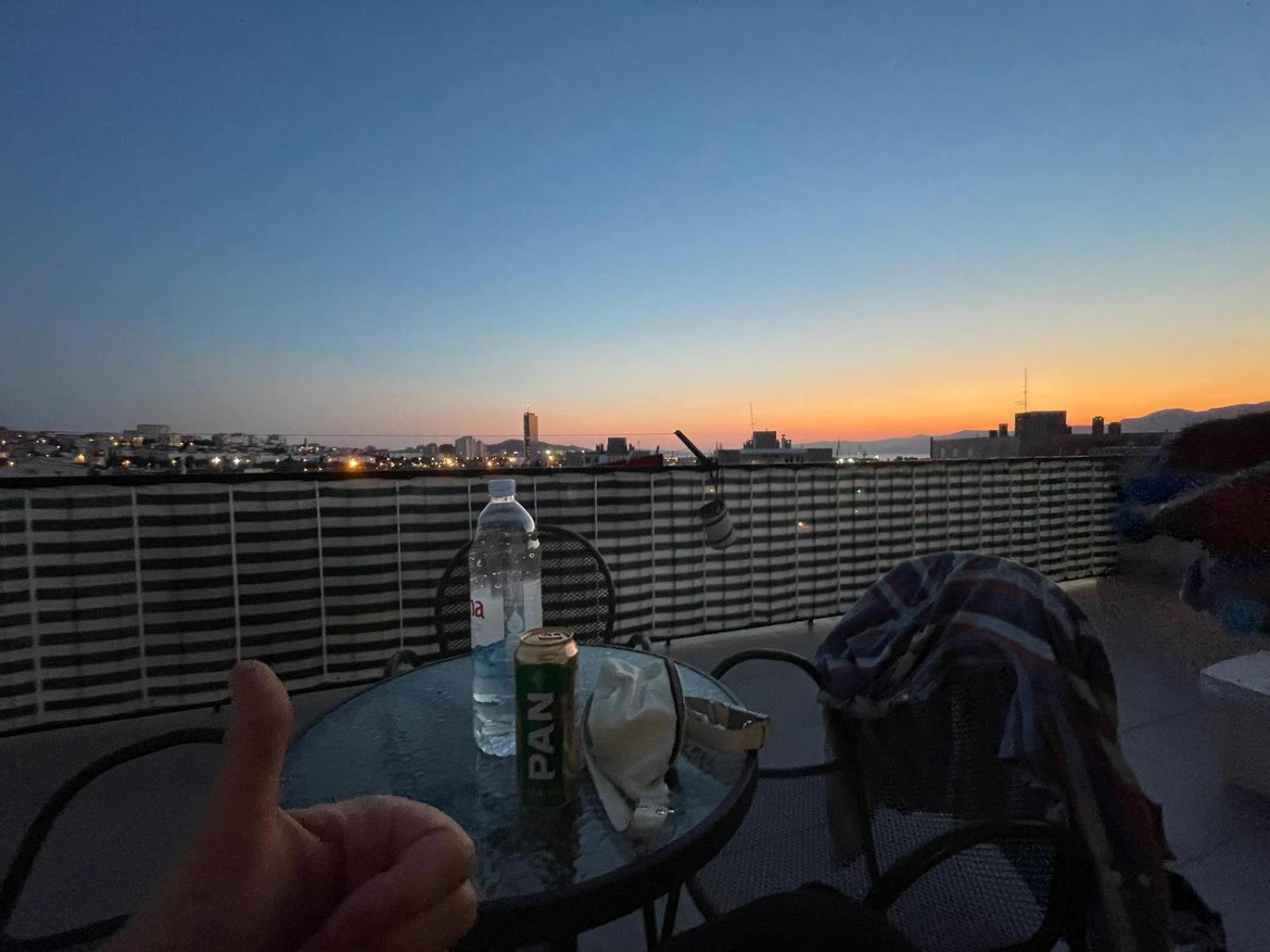 Eva Split Sunset City View Teracce Kültér fotó