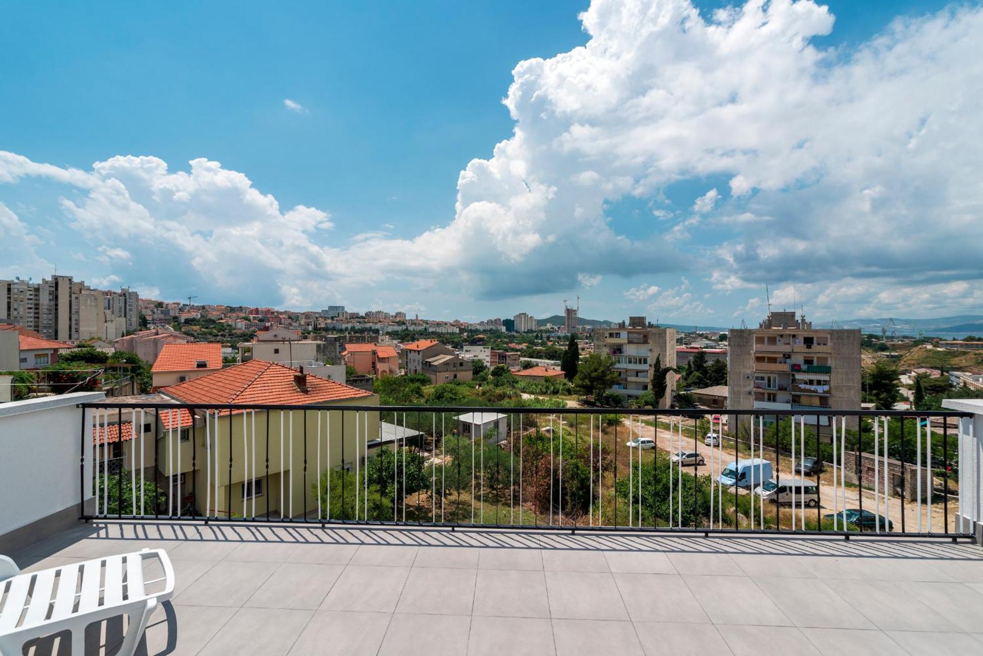 Eva Split Sunset City View Teracce Kültér fotó
